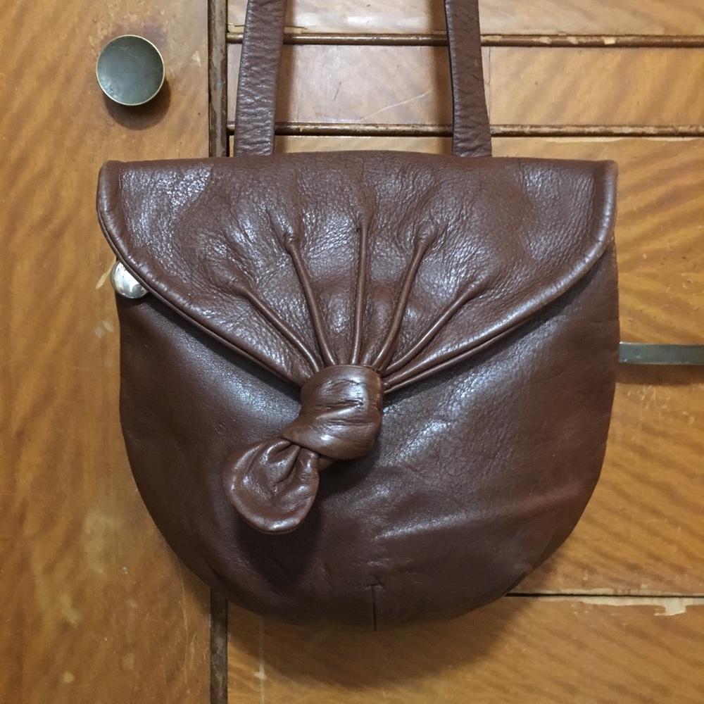 Vintage mastro Rocco brown leather purse